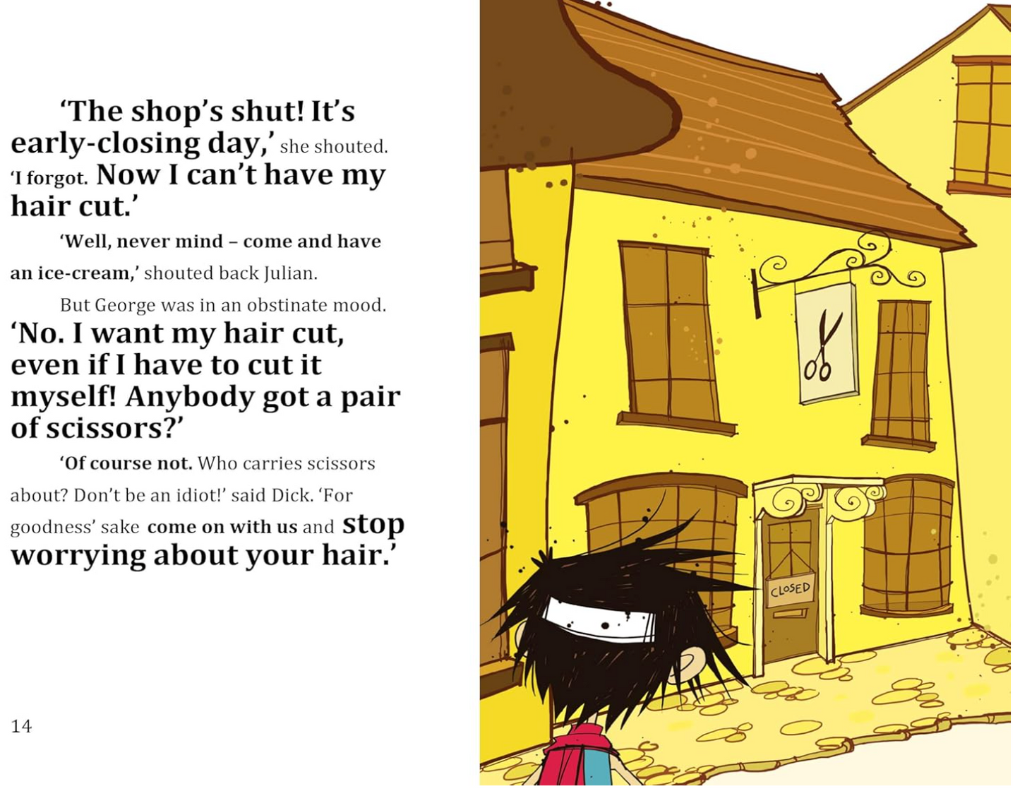 Famous Five- George's Hair is too Long- Enid Blyton