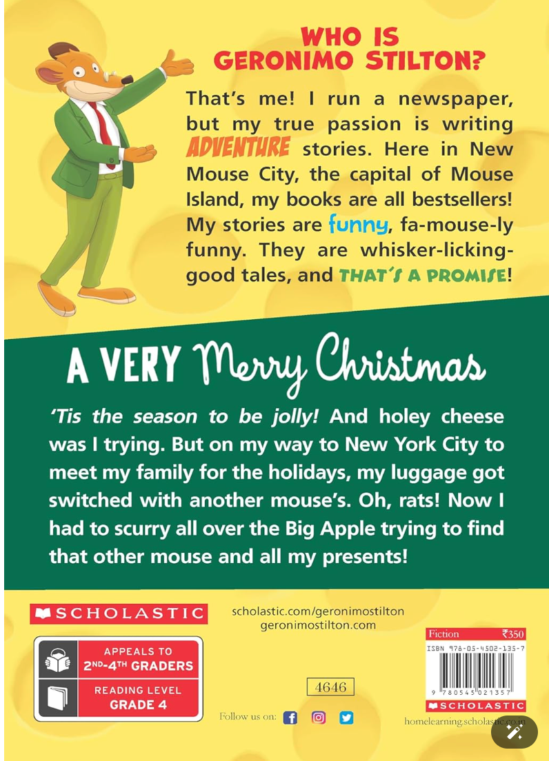 Geronimo Stilton- A Very Merry Christmas