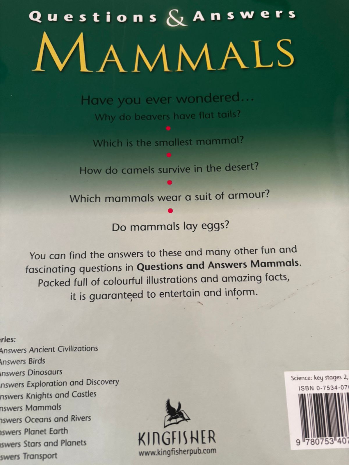 Mammals- Questions and Answers