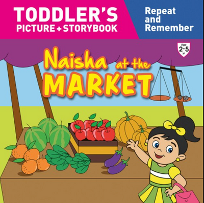 Naisha at the Market- Toddler's Picture + Storybook