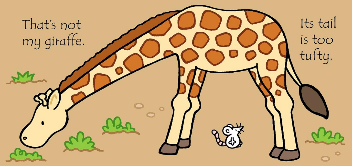 That's not my giraffe- Usborne touchy-feely books