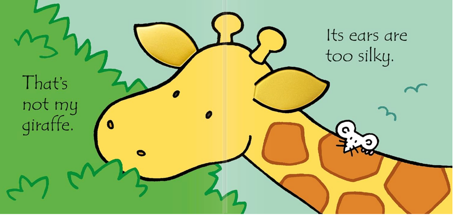 That's not my giraffe- Usborne touchy-feely books