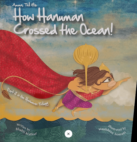 Amma tell me how Hanuman Crossed the ocean - RentToRead