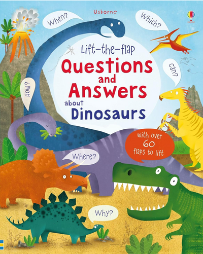 Usborne lift the flap Questions and Answers about Dinosaurs
