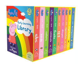 Peppa Pig - Early Learning Library set of 10 books - RentToRead