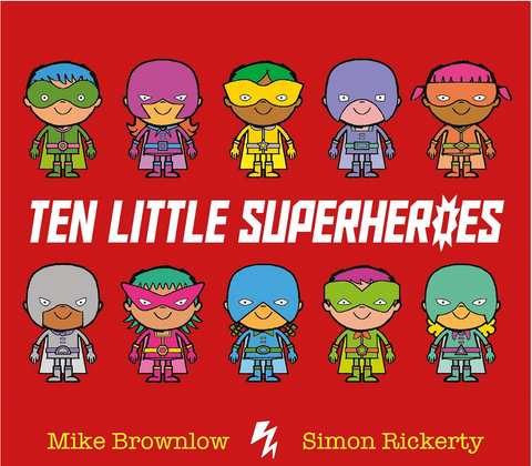 Ten Little Superheroes